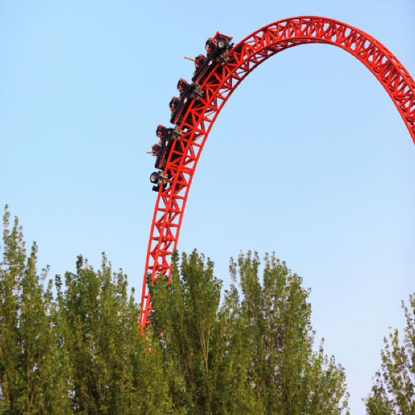 image of a roller coaster, representing mental health awareness week 2023 at Roslyn Pharmacy